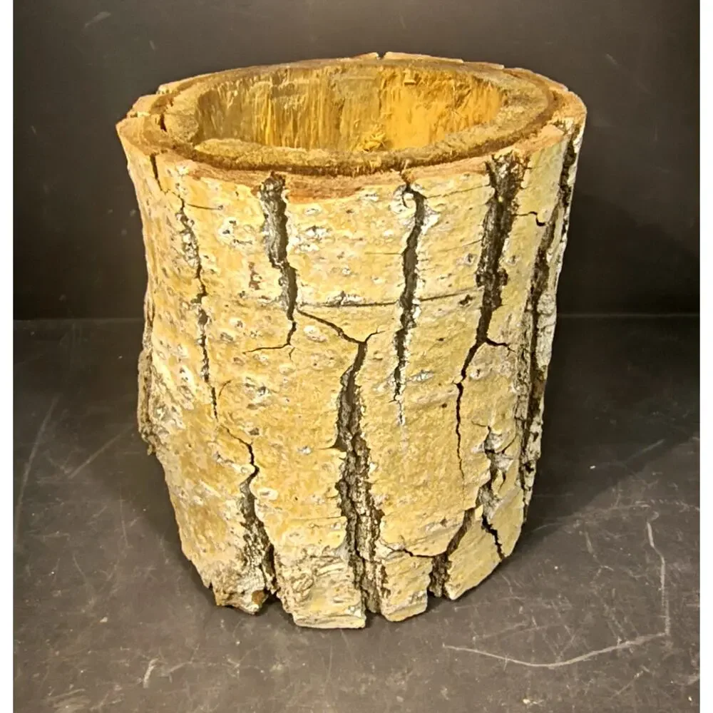 1826.  Birch Artisanal Planter Candle Holder Wedding Decor